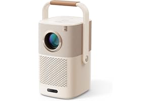 YABER PROJECTOR [Sound by JBL & Built-in Battery] Yaber T2 Outdoor Projector with WiFi 6 and Bluetooth, Native 1080P Smart Movie Portable Projector for Inside and Outside, Compatible with TV Dongle (Not included)