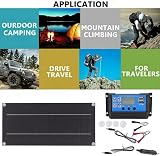 CUEI 600W Solar Panel Kit Monocrystalline 18V Portable Charger + 100A Controller view 3
