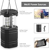 ROCAM Rechargeable Camping Light 3-in-1 LED Solar Hand Crank Lantern 3000mAh view 4