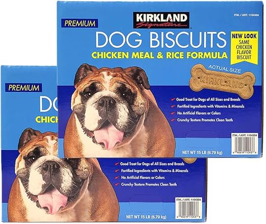 kirkland dog biscuits ingredients