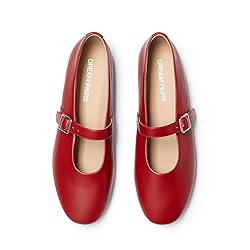 DREAM PAIRS Women's Ballet Mary Jane Flats Dress