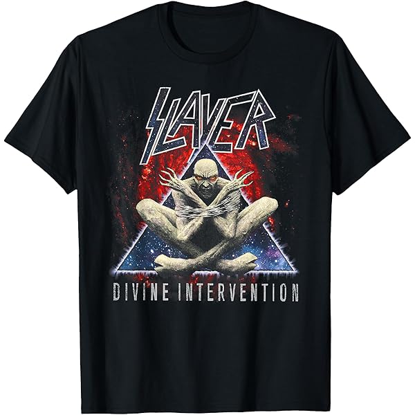 Amazon.com: Slayer Divine Intervention T-Shirt : Clothing, Shoes
