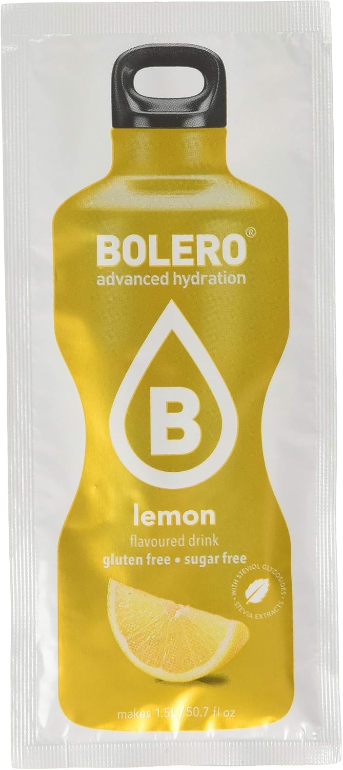 Bolero Classic Powder Sachet, 9 g, Lemon, 24-Count, 216 g (Pack of 1)