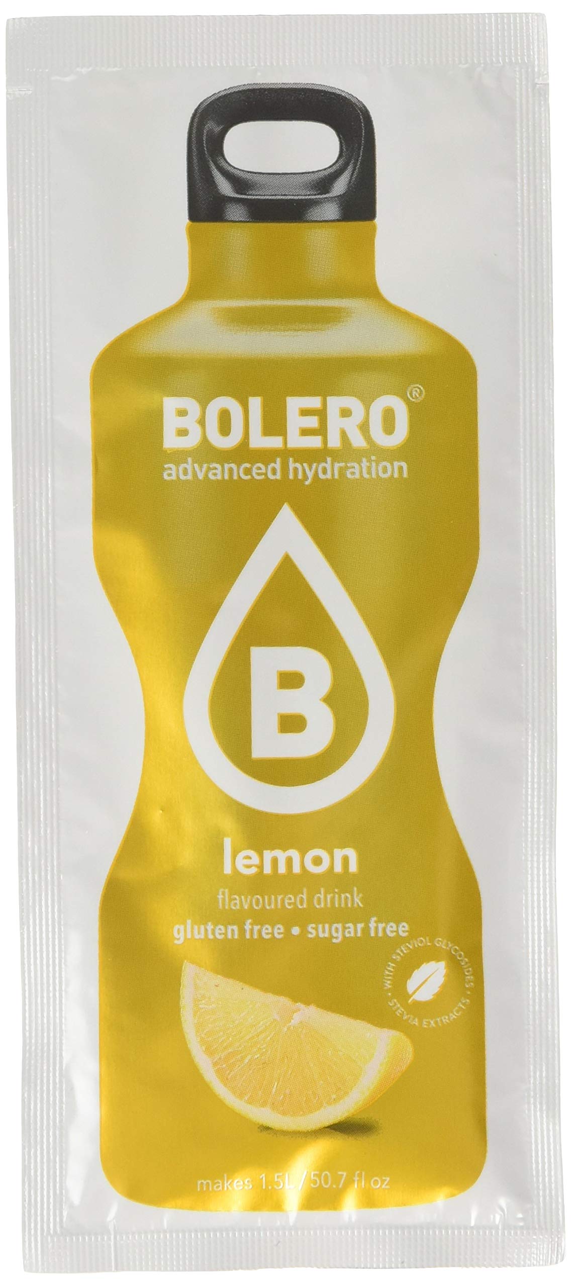 Bolero Classic Powder Sachet, 9 g, Lemon, 24-Count