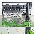 hygger Aquarium HOB Filter 315 GPH for 40-75 Gallon Fish Tank Power Filter with Adjustable Water Flow Extendable Intake Tube External Hang-On Back Filter
