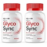(2 Pack) Glyco Sync Capsules, Official Glyco Sync Blood Support Supplement Pills, Glycosync Advanced Formula Capsule, Glyco Sync All Natural Pills Health Reviews, 2 Month Supply (120 Capsules)