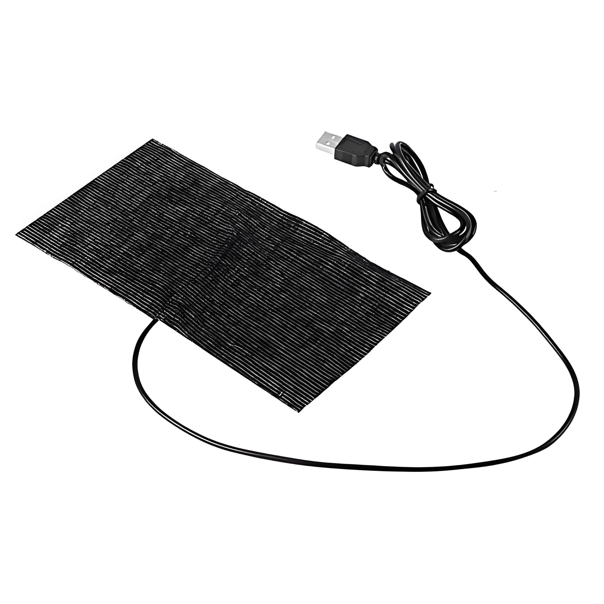 Electric Heating Pad USB Carbon Fiber Heating Mat Warm Blanket 35-45 Degrees Black Electric Heat Pad 5V for Warm Shoulder Back Pain Cramps Relief