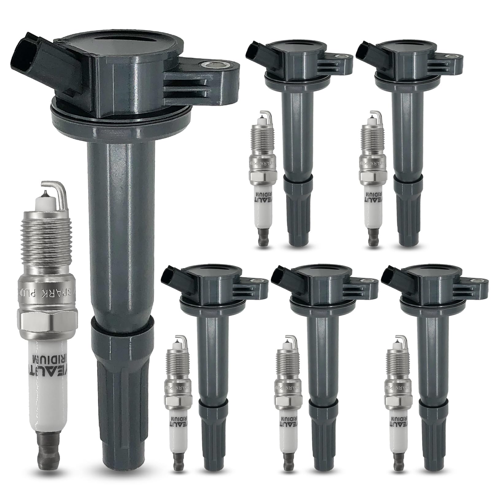 Photo 1 of UF486 Ignition Coil Pack DG514 and Iridium Spark Plugs Sp433 Set of 6 Fit For Ford Fusion 2006-2012,Escape 2008-2012&Mercury Milan 2006-2011,Mariner 2009-2011&Mazda Tribute&Lincoln Zephyr 3.0L V6