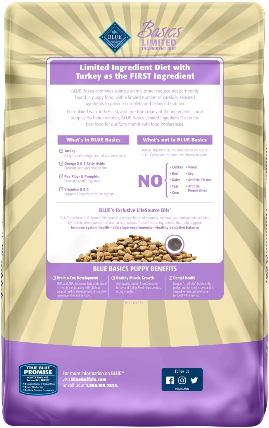 blue buffalo turkey and potato