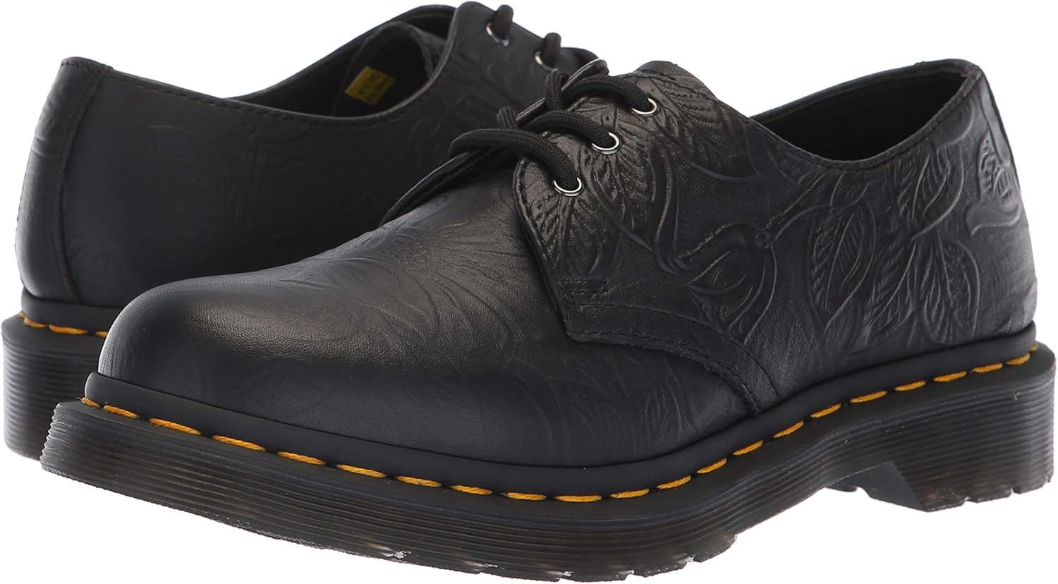 dr martens 1461 floral emboss