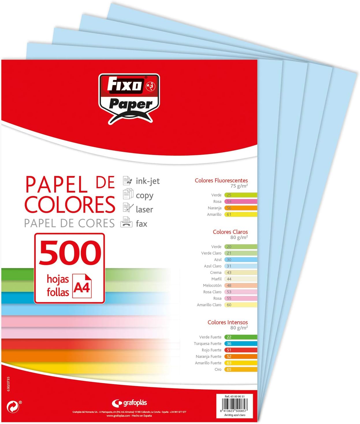 thumbnail image 2 of 50 Blue A4 Sheets Royal Blue Paper 297mm X 210mm 2 of 11