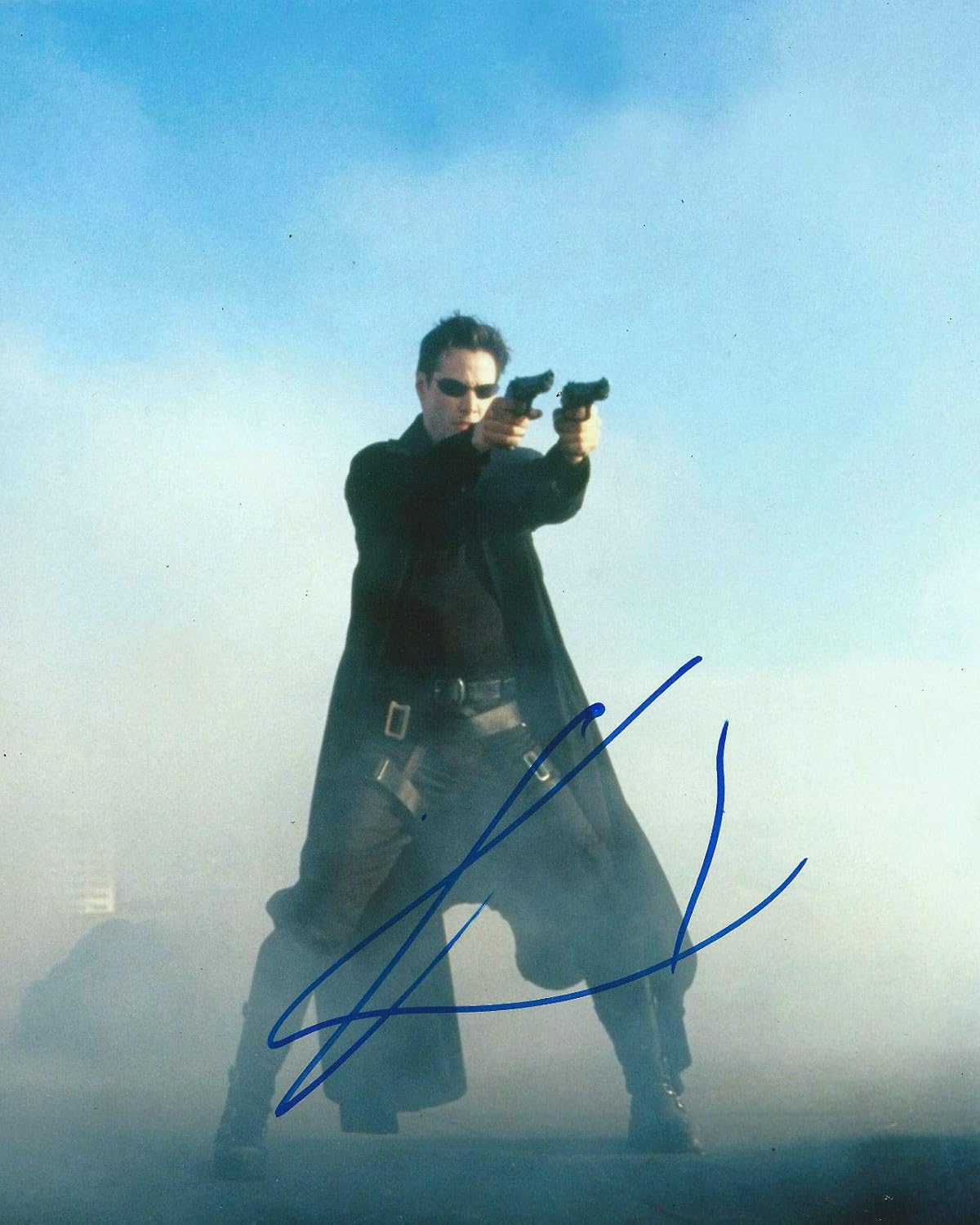 Photographs - Photo Keanu Reeves Autograph Signed 8 x 10