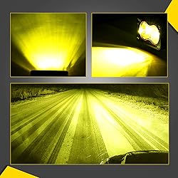 ANGU-OFFROAD Yellow LED Combo Lights, 2PCS 3Inch