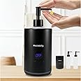 Oil Warmer for Scented Oil，Massage Oil Warmer for Massage, Lotion Oil Warmer, Body Oils Heater for Spa, Salon and Barber Shops, with Two Oil Bottle Dispenser, Constant Temperature, Black