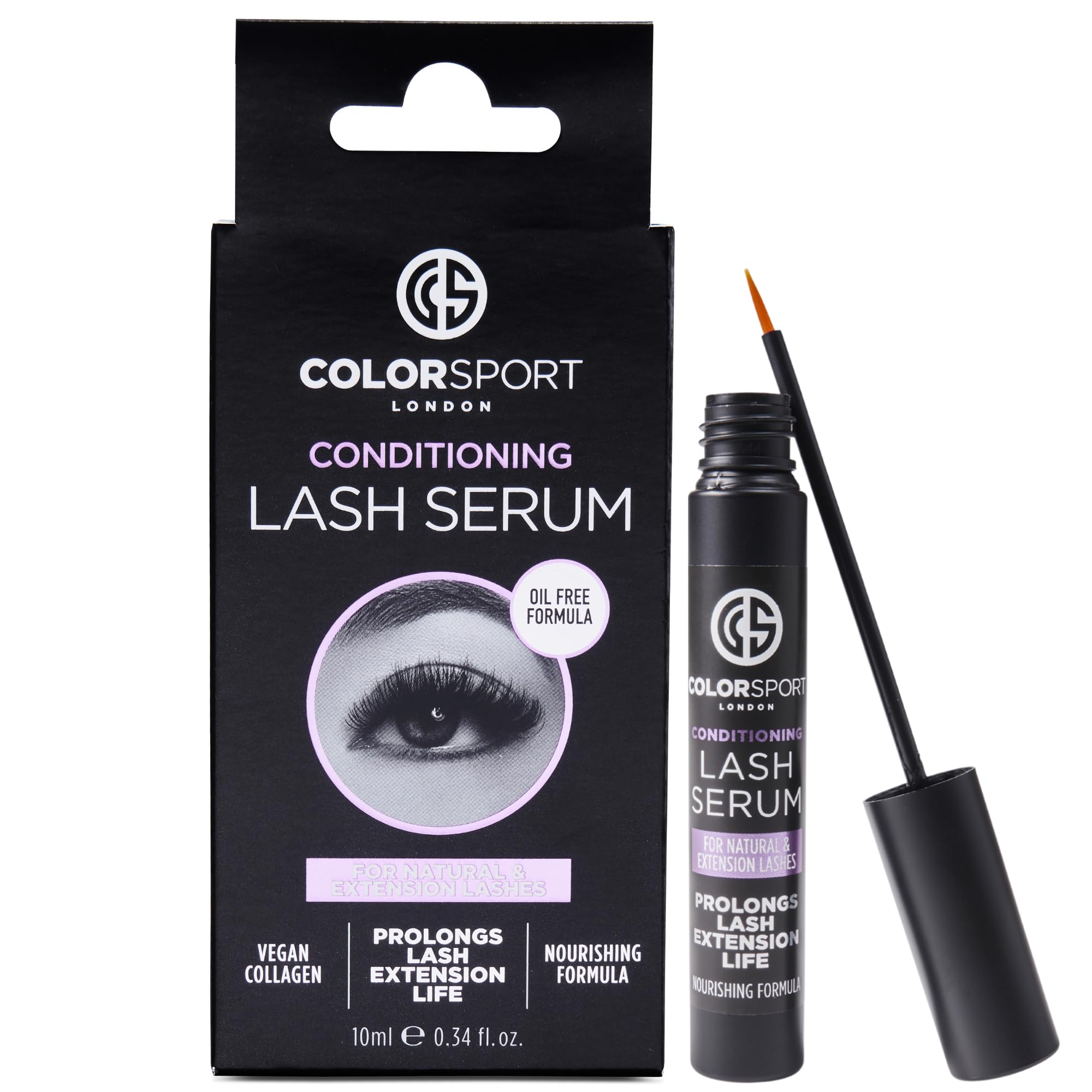 COLORSPORT Conditioning Lash Serum | Eyelash Growth Serum For Longer, Fuller Lashes | Vegan & Cruelty-Free | 10ml