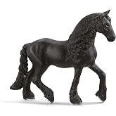 Schleich Horse Club - Frisian Mare Toy Figurine - Kids Ages 5+ | 13906 | Horse Figurine, Equestrian Toy for Girls 5+, Realistic Horse Toy, Screen-Free Imaginative Pretend Play, Party Gifts