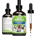 Pet Wellbeing - Blood Sugar Gold Value Size for Dogs & Cats - Natural Support for Healthy Blood Sugar Levels in Your Pet with Diabetes - 4 oz (118ml)