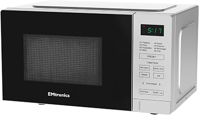 EMtronics 20 Litre Digital Microwave 700W with 800W Grill 10 Power Levels