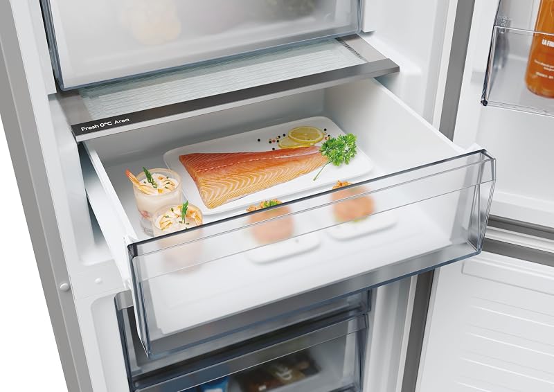 - Réfrigérateur Combiné - 2 Portes - Classe Énergétique E - Technologie Total No Frost Circle+ - Inox - 289L (Frigo) + 120L (Congélateur) - 205 x 59,5 x 66,7 cm - Modèle CNCQ2T620EX