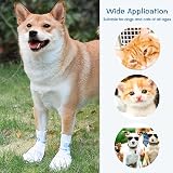 GBULTR 20 Pcs Disposable Dog Boots for Injured Paws Waterproof Bandage Cover view 6