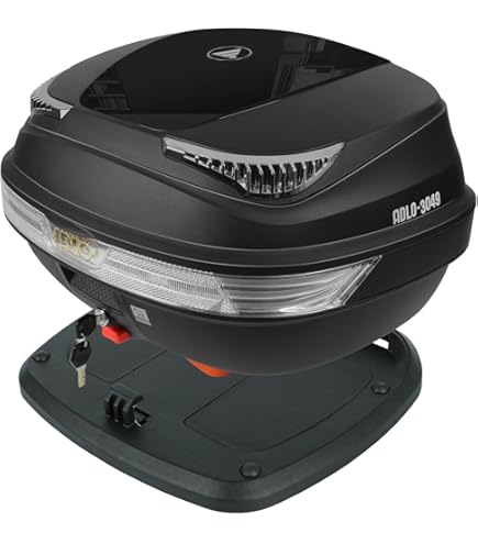 Coffre B45 B45B+ En Noir Noir Avec Dossier Et Filet élastique