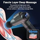 Timiyou Massage Gun Deep Tissue Massager with 99 Speeds LCD Grey view 3