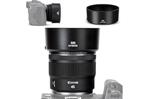 JJC ES-73B Reversible Lens Hood Shade Protector for Canon RF 45mm RF45mm F1.2 STM Replaces Canon ES73B, Compatible with 67mm 