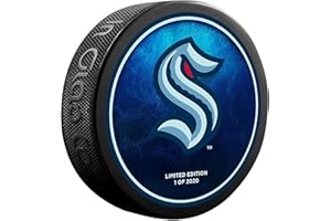 SPORTS MEMORABILIA Seattle Kraken Unsigned Fanatics Exclusive Team Logo Hockey Puck - Limited Edition of 2020 - Unsigned Pucks