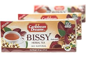 Caribbean Dreams Bissy Tea (Kola Nut), 24 tea bags (Pack of 3) by Caribbean Dreams