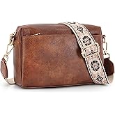 APHISON Small Crossbody Bags for Women, Triple Zip Crossbody Cell Phone Purse Shoulder Handbags with Adjustable Strap | Small, Triple Zip, Crossbody, with Adjustable Strap