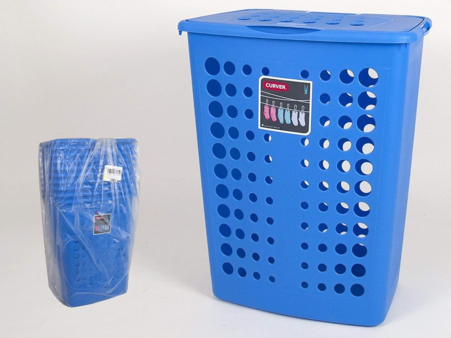 CURVER VICTOR Laundry Basket for Clothes, 60 L Amazon.co.uk Kitchen