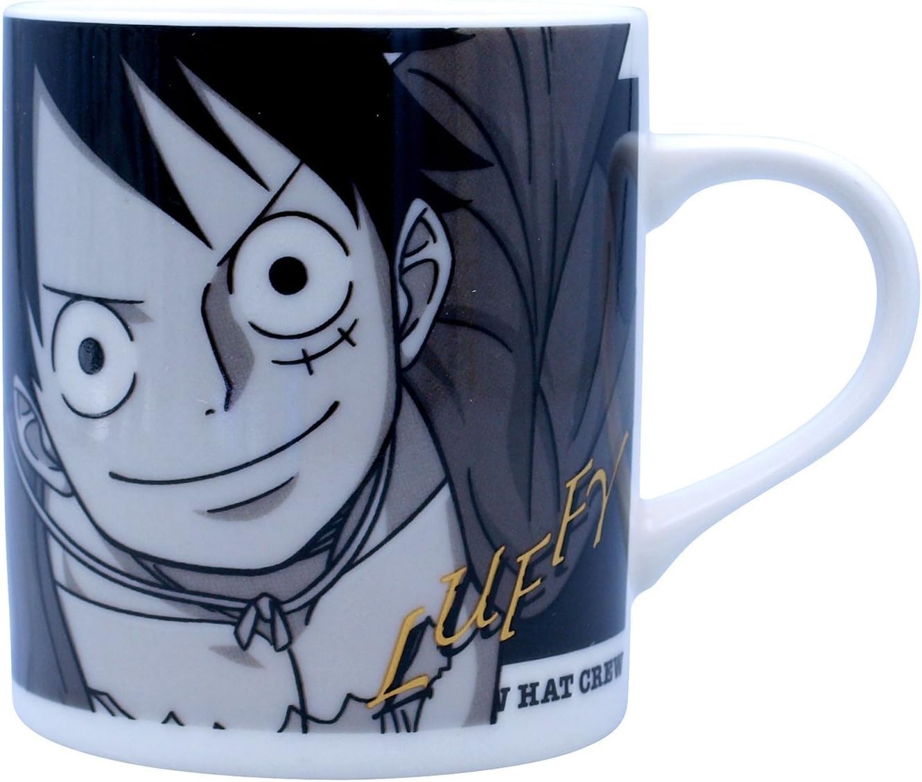 Kanesho Pottery One Piece Mug Cup Luffy Monochrome 121114