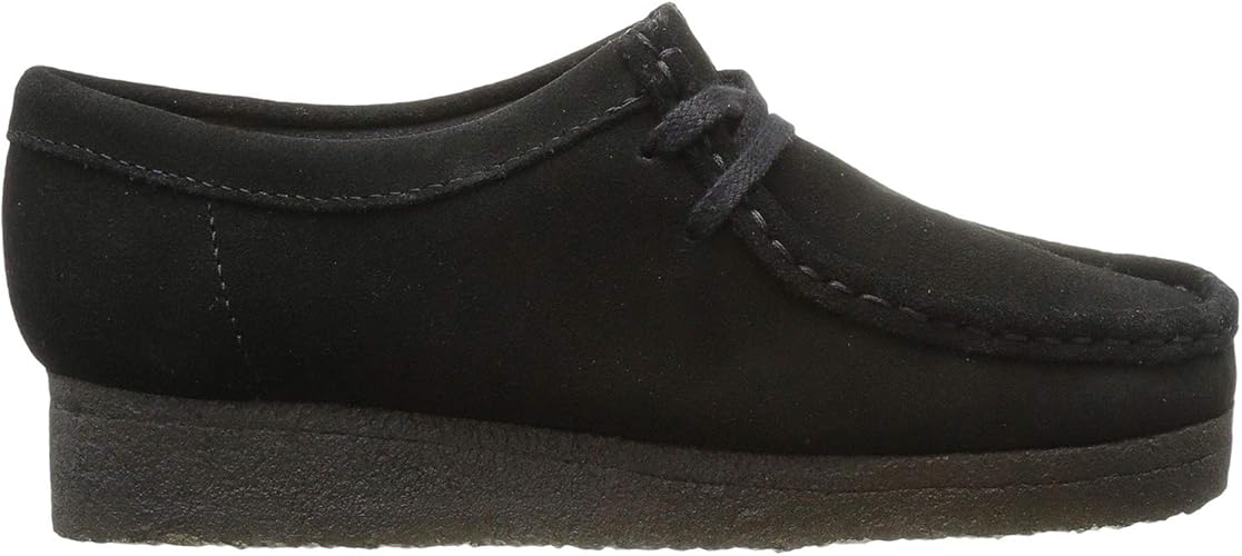 all black clarks wallabees