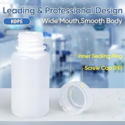 DEMORA 2 oz Small Plastic Bottles with