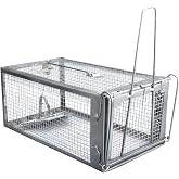 Gingbau Rat Chipmunk Trap Humane Live Mouse Vole Cage Trap