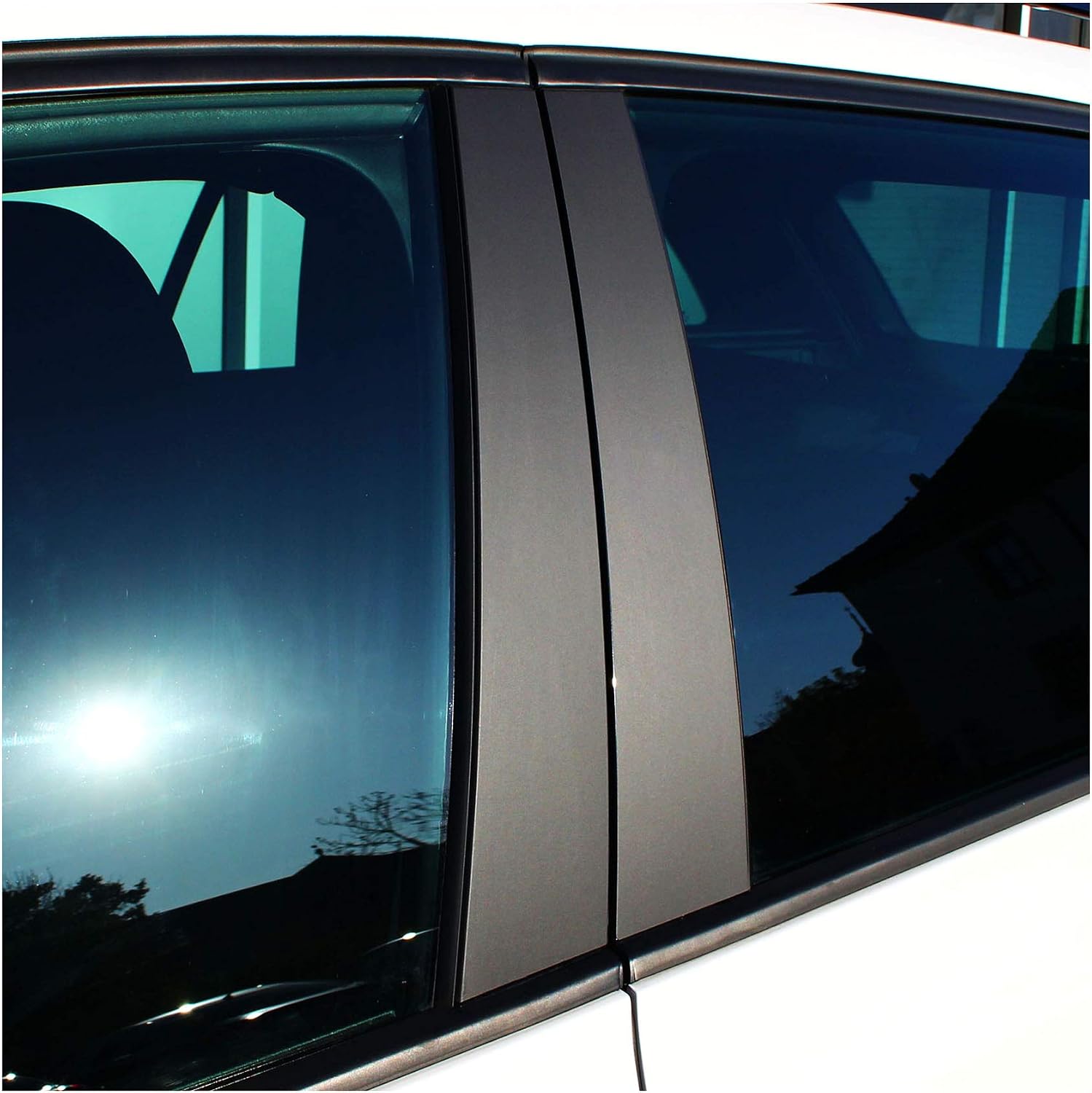 AlphaShield FX01 Paint Protection Film for Column B C (90 µm 3M 1080 Matte Black), 90μm 3m 1080 Matte Black