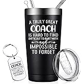 DOEARTE Coach Gifts for Men - Football, Soccer Coach Gifts - Cheer Coaches Gift - Basketball, Swim Coaches Appreciation Gift - Tumbler 20oz