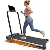 Walking Pad Treadmill for Home, Walking Pad with Incline and Handle Bar | Sturdy Foldable Handles Under Desk Walking Pad for office with Remote, Quiet Portable Treadmill for Calorie burning at home