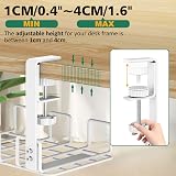 REFLYING No Drill Under Desk Cable Management Tray, Sturdy Metal Wire Organizer view 3
