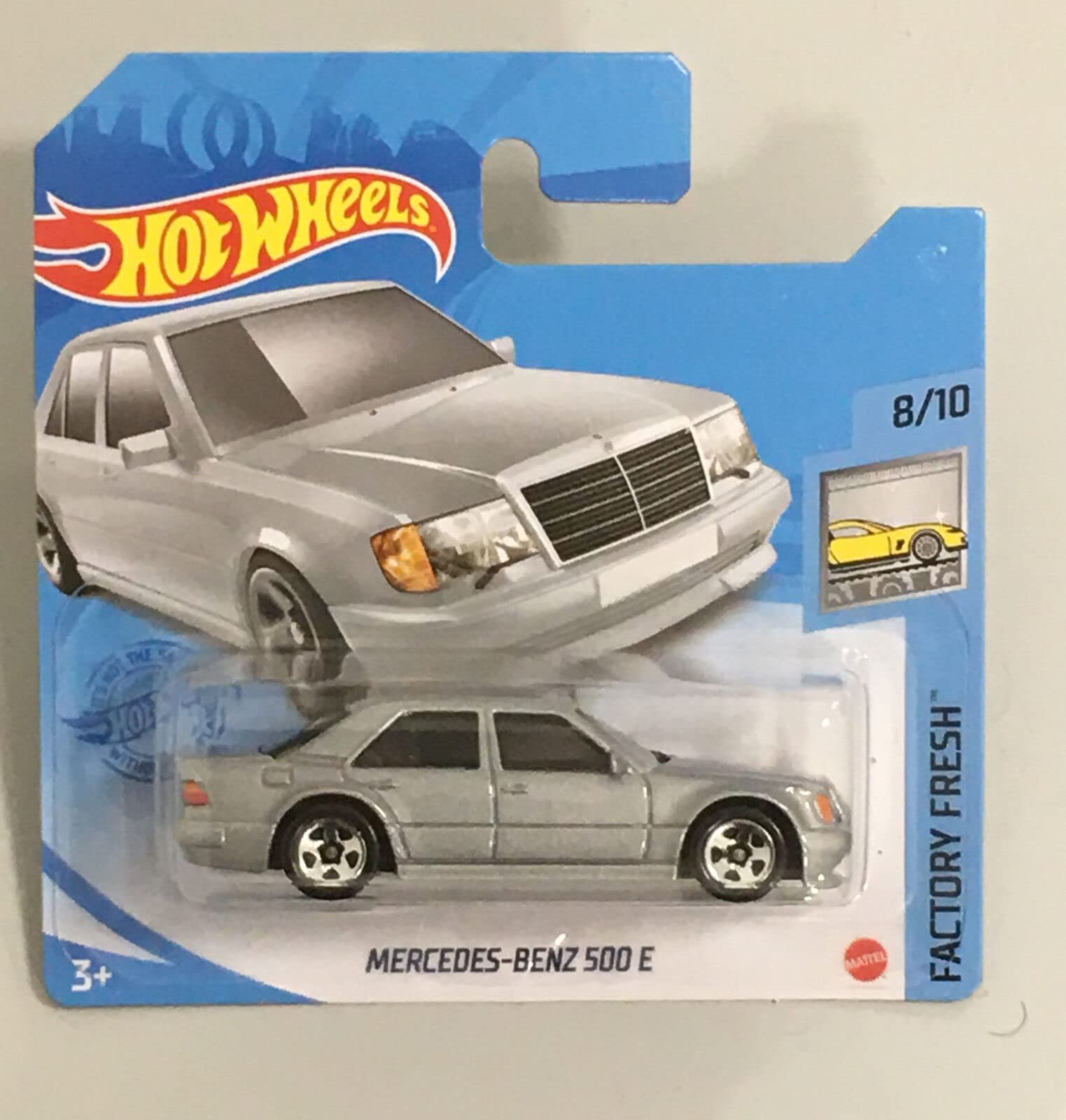 Mercedes-Benz 500 E Silver Hot Wheels 2021 145/250 (Short Card)