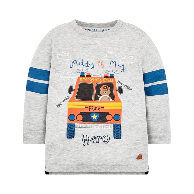 Baby Boys Animal Print Regular Fit T-Shirt