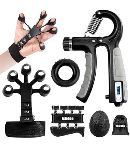 GR Hand Grip Strengthener With Counter, Forear Trainer Workout Kit