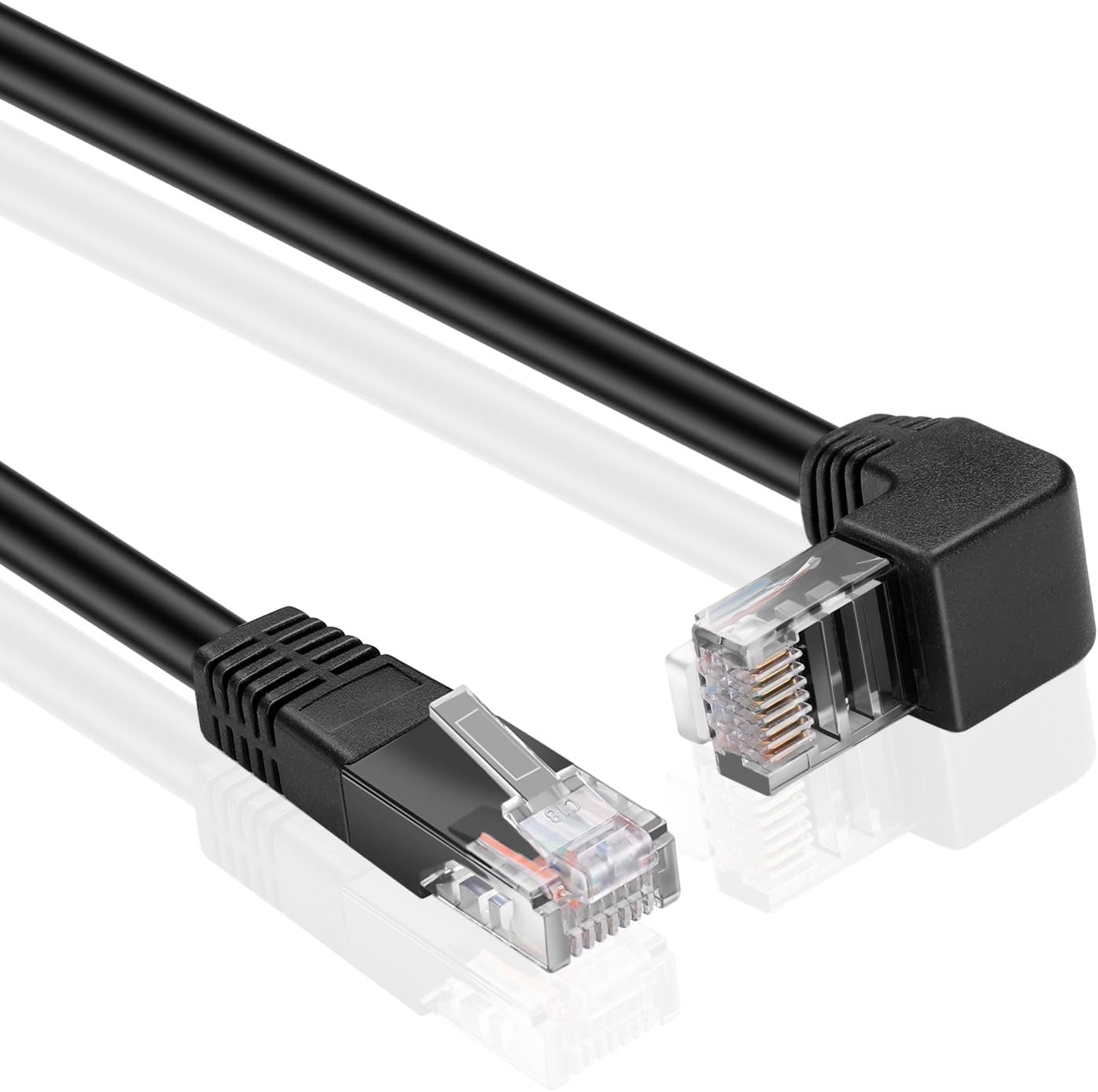 TNP Cat6 Ethernet Cable (Right Angle Down, 10 FT) - Image 3