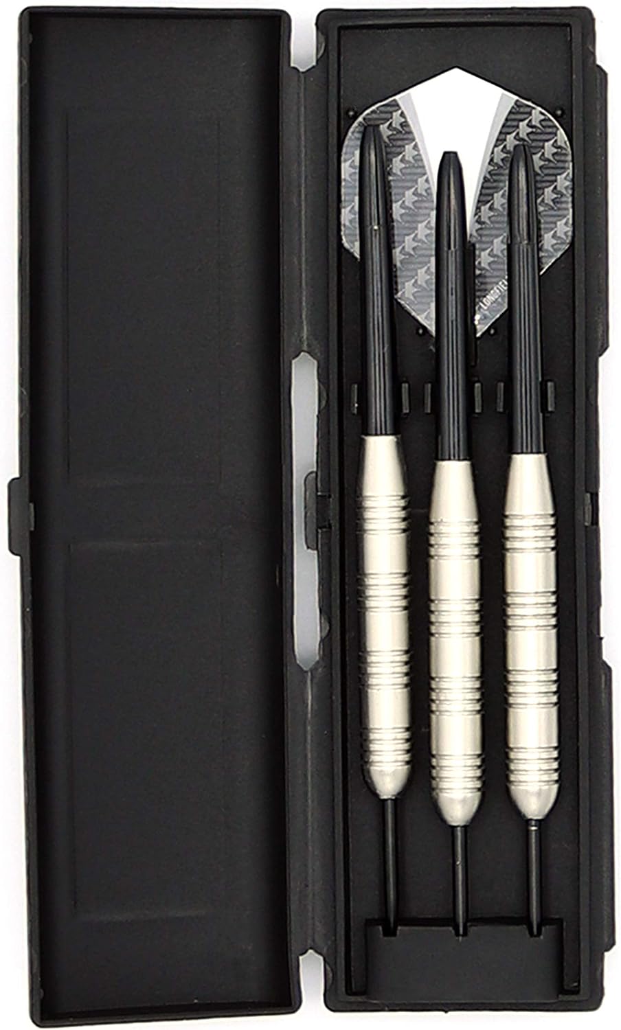 Engelhart Steeltip darts set (3 stuks), 23 gram and 222 GR, Levels; Leisure, Semi-Professional, Professional (Look tungsten 23 gram) - Image 4