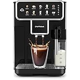 Chef Robot Automatic Espresso Machine Coffee Maker 12 Cup with Grinder Cappuccino Latte Americano Machine with Milk Frother f