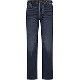 Armani Exchange Mens Relaxed Straight Fit Mid Blue Denim