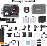 AKASO EK7000 Pro 4K Action Camera Bundle Floating Grip 2 Batts Case view 8