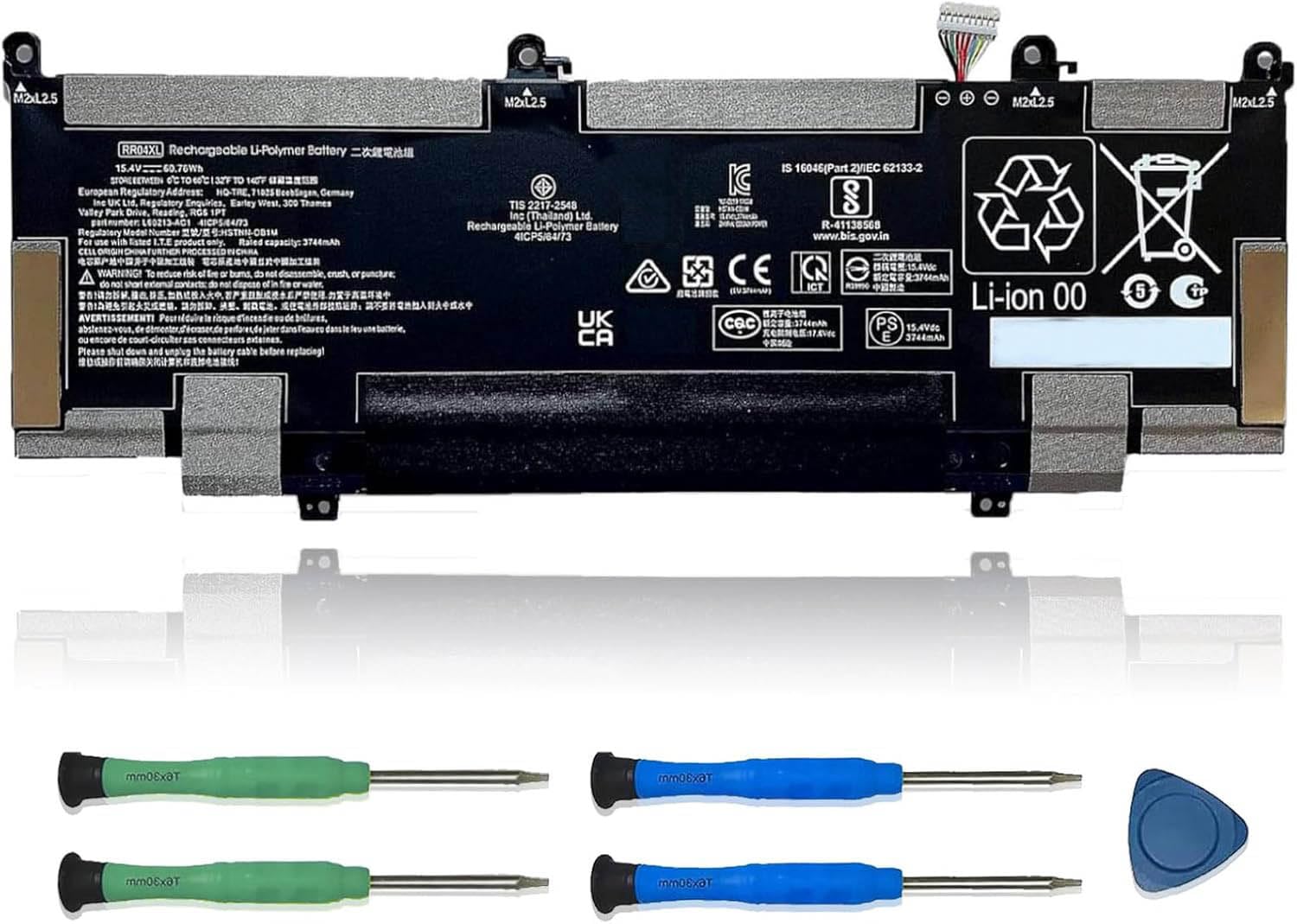 Photo 1 of Vanpir RR04XL L60373-005 Battery Replacement for HP Spectre X360 13-AW 13T-AW Series 13-aw0013dx 13-aw2003dx 13-aw0023dx 13t-aw000 13t-aw100 13t-aw200 Series L60213-2C1 RR04060XL HSTNN-DB9K HSTNN-OB1M