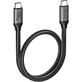 Silkland USB 4 Cable for Thunderbolt 4 Cable, 40Gbps Data Transfer, 240W Fast Charging, Supports 8K/5K@60Hz, 4K@240Hz, USB C