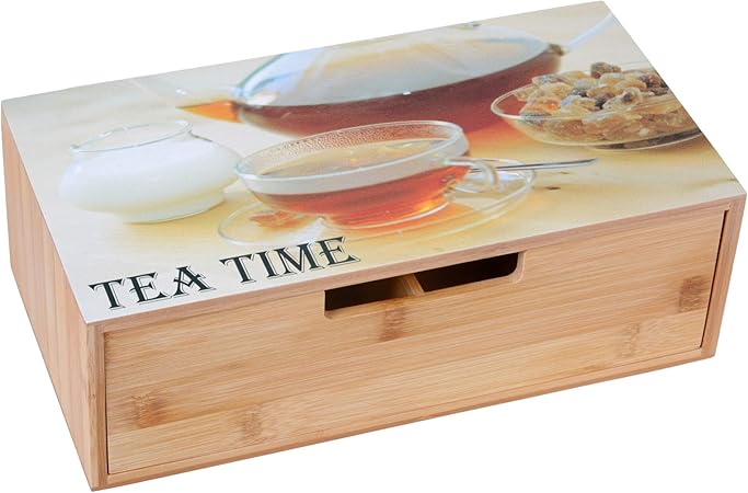 Gräwe - Caja para té con cajón: Amazon.es: Hogar